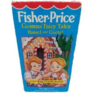 Fisher Price Grimms Fairy Tales Hansel and Gretel King Grizzle Beard VHS 1990